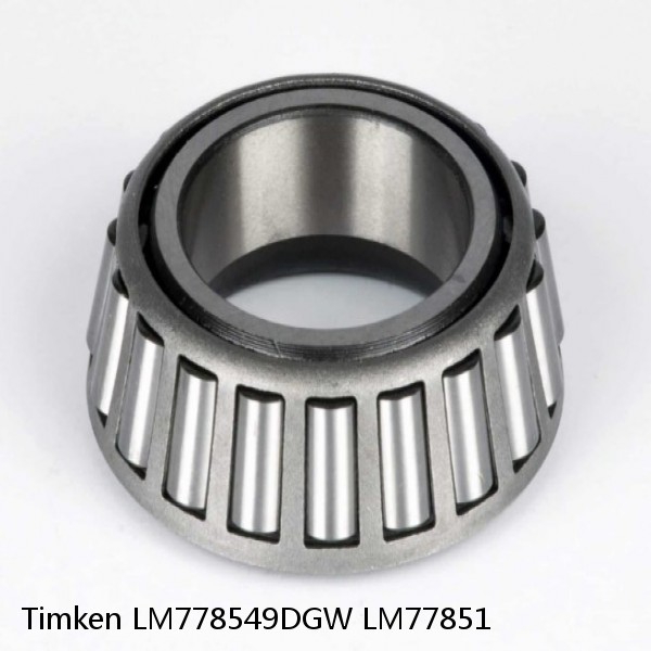 LM778549DGW LM77851 Timken Tapered Roller Bearing #1 image