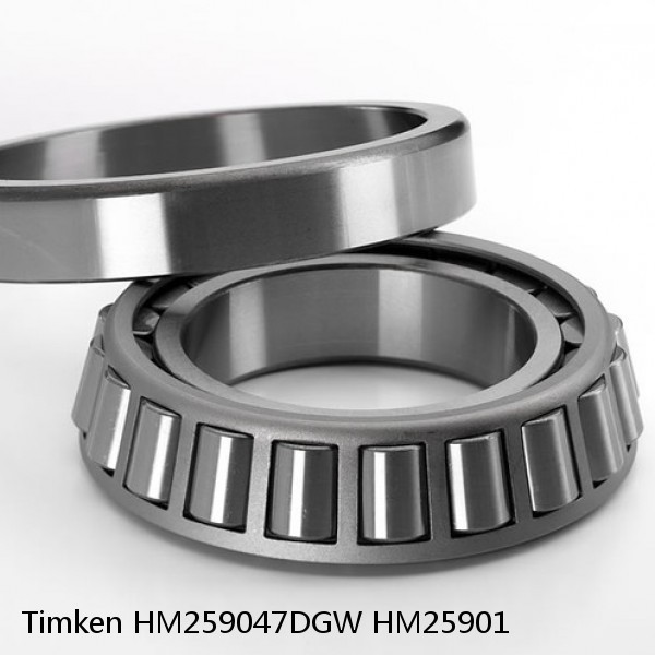 HM259047DGW HM25901 Timken Tapered Roller Bearing #1 image